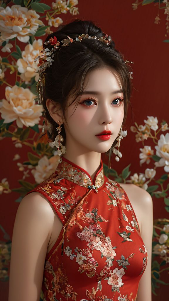 图片[5]-AI旗袍美女图片